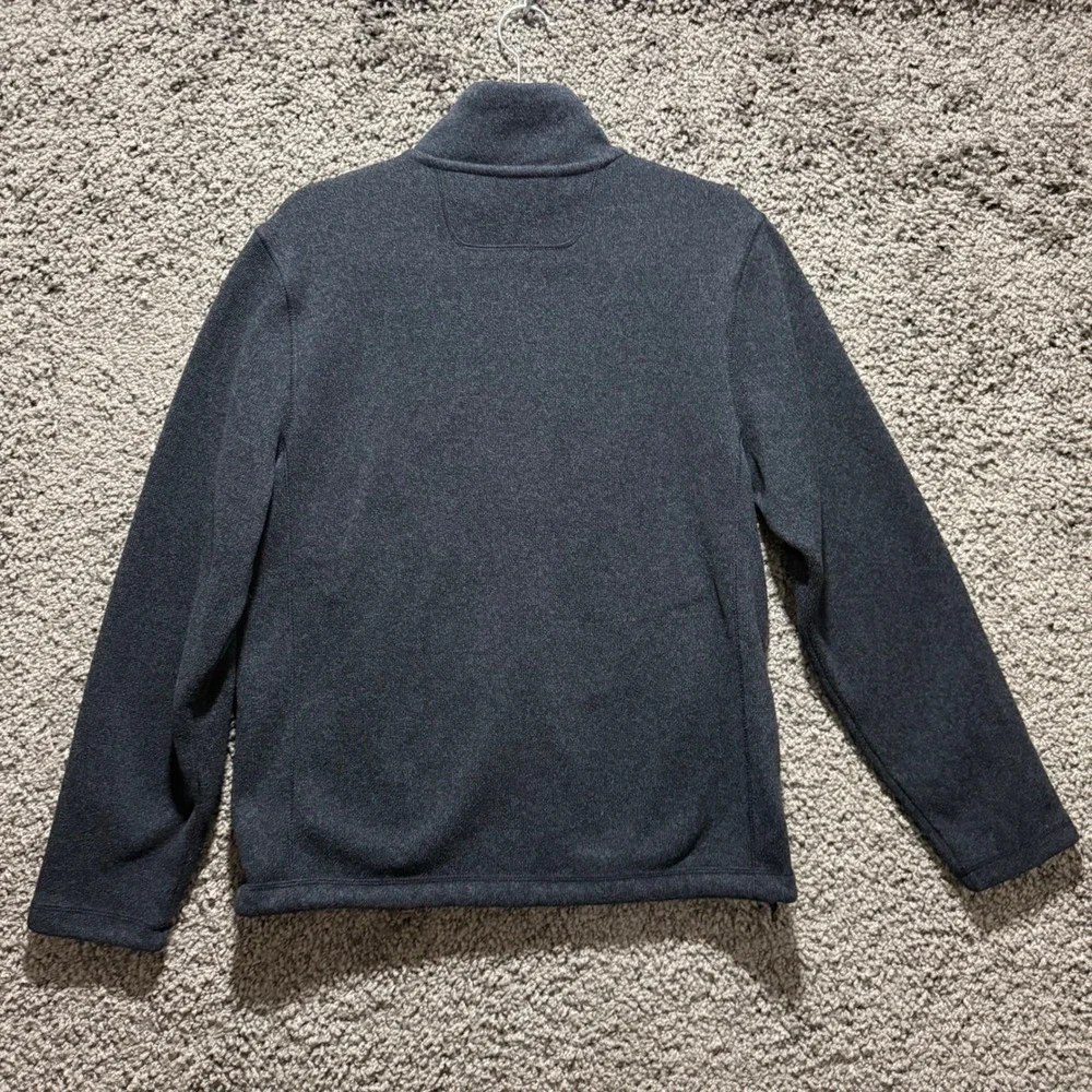 Polo Ralph Lauren Full Zip Jacket Mens Small Navy brushed Fleece Pony Logo